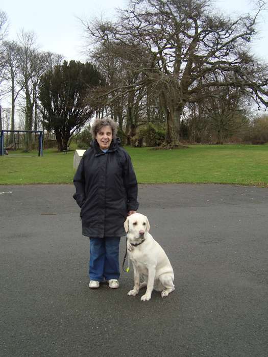 Picture of Jane and Daisy - Jane's dog
